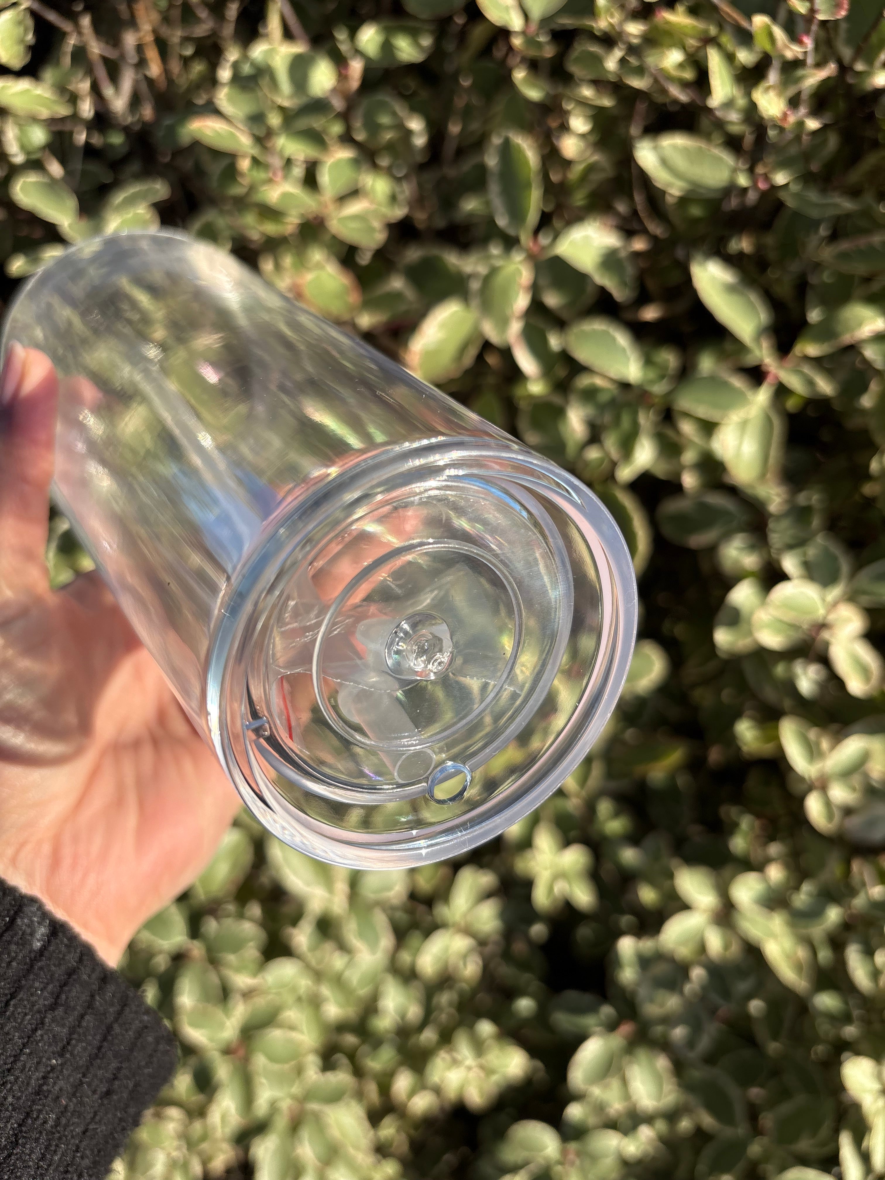 24oz snowglobe tumbler