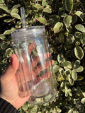 16oz acrylic Libby Snowglobes