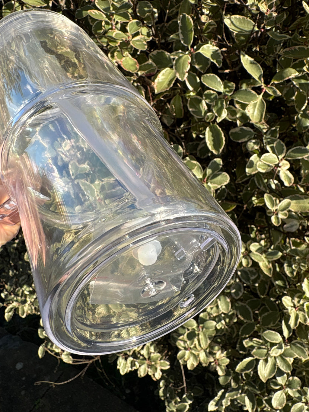 40oz snowglobe with handle