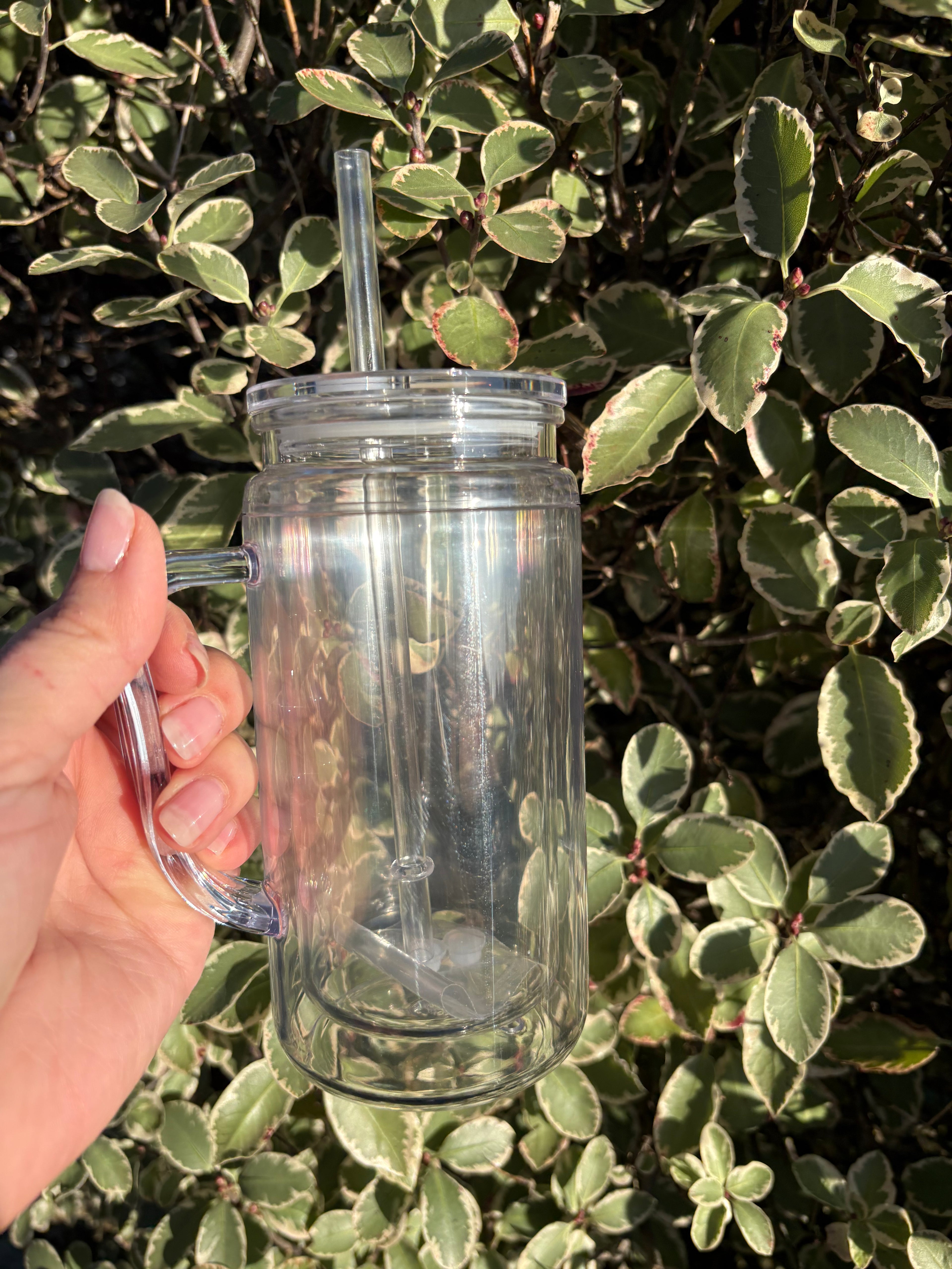 16oz handled Libby snowglobe