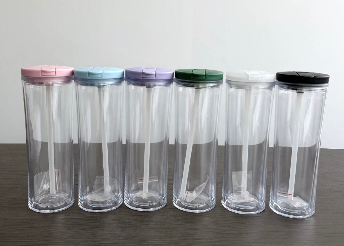 20oz pre drilled snowglobe tumbler