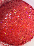 Pastel red holo