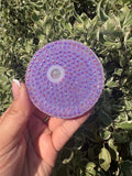Purple AB Rhinestone Lid